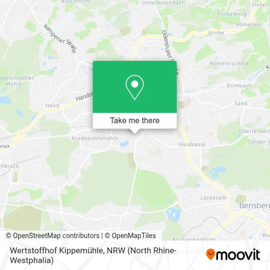 Wertstoffhof Kippemühle map