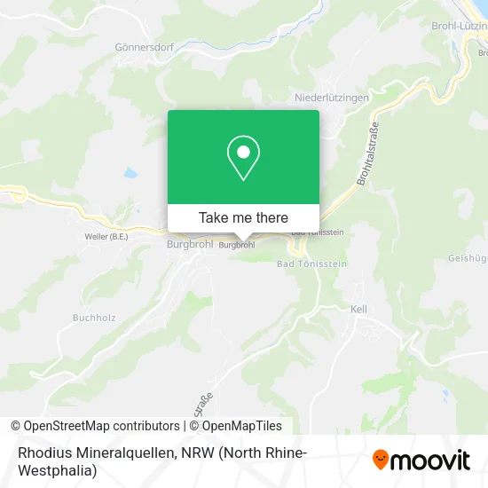 Карта Rhodius Mineralquellen