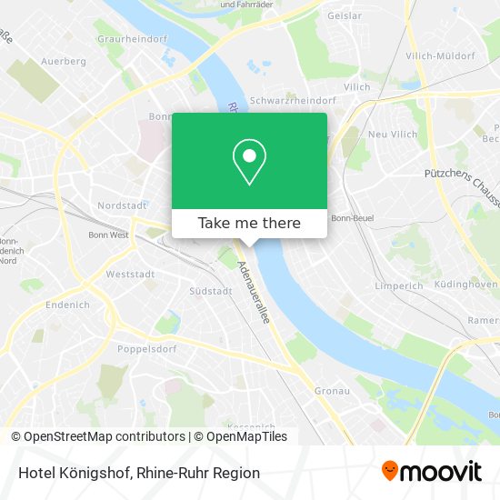 Hotel Königshof map