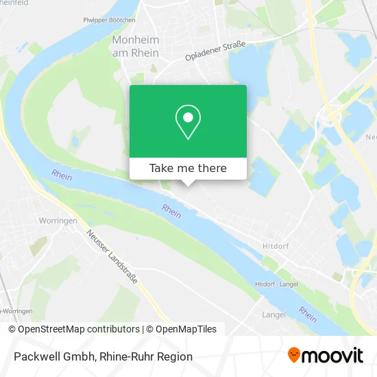 Packwell Gmbh map