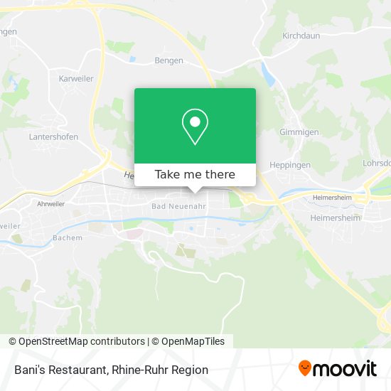Bani's Restaurant map