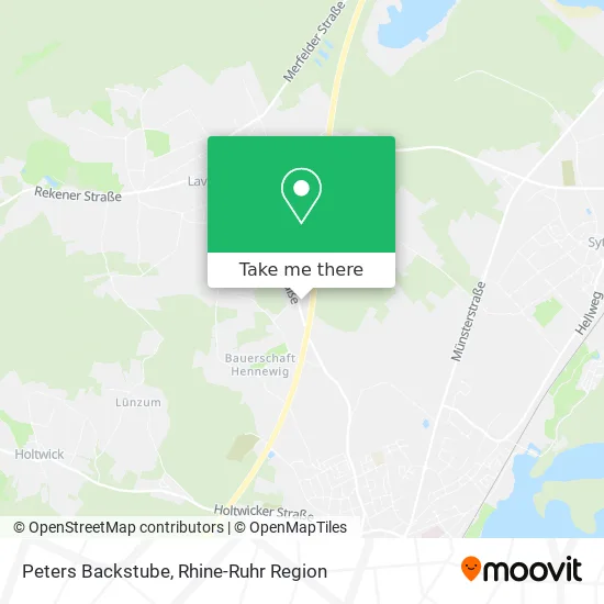 Карта Peters Backstube