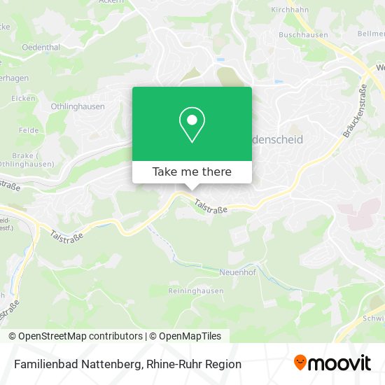 Familienbad Nattenberg map