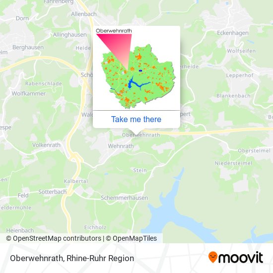 Oberwehnrath map