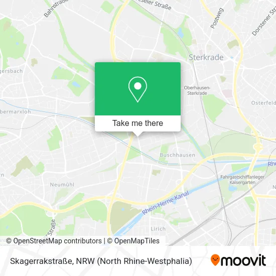 Карта Skagerrakstraße