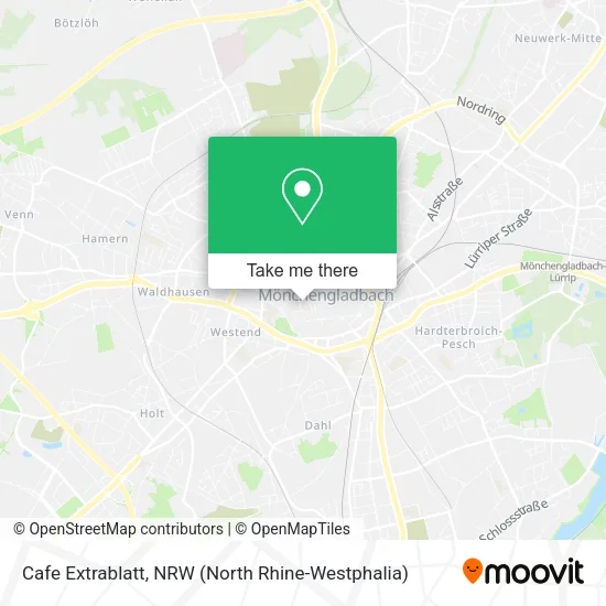 Cafe Extrablatt map