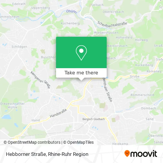 Карта Hebborner Straße