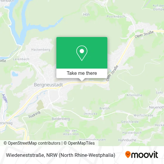 Wiedeneststraße map