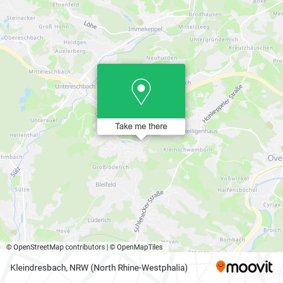 Kleindresbach map