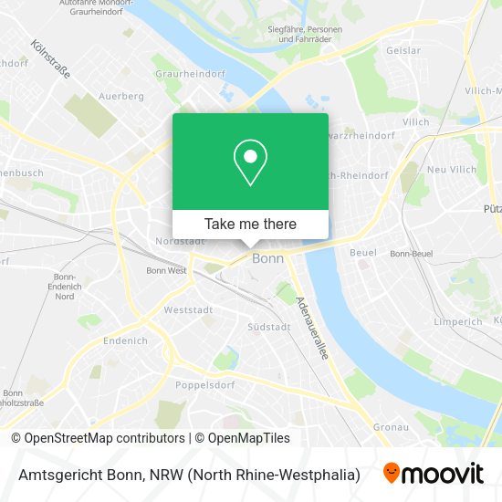 Карта Amtsgericht Bonn