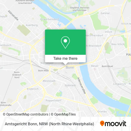 Карта Amtsgericht Bonn