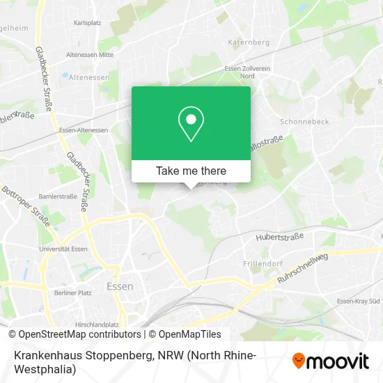 Krankenhaus Stoppenberg map