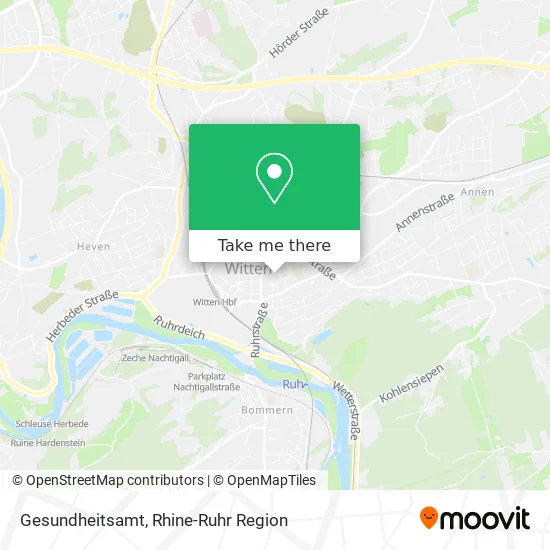 Карта Gesundheitsamt