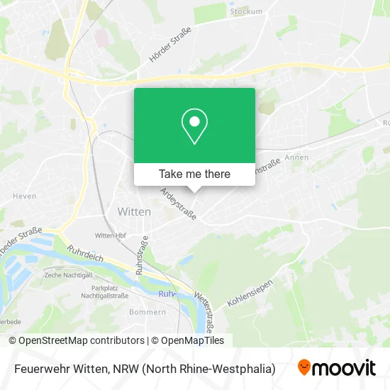 Карта Feuerwehr Witten