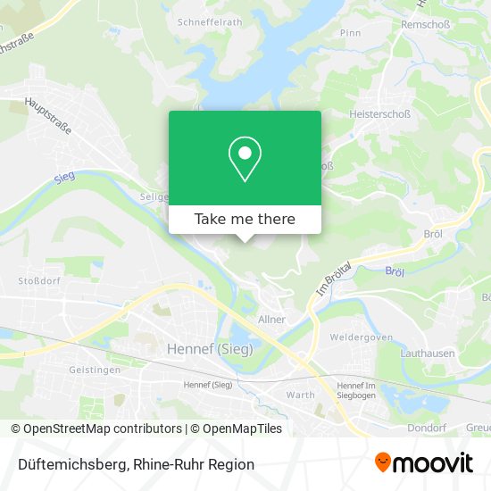 Карта Düftemichsberg