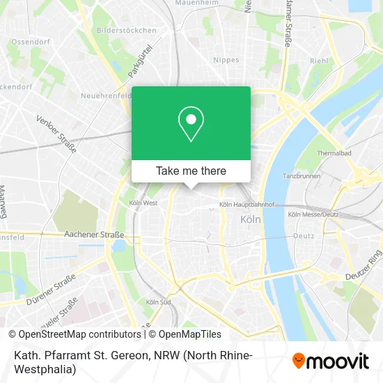 Карта Kath. Pfarramt St. Gereon