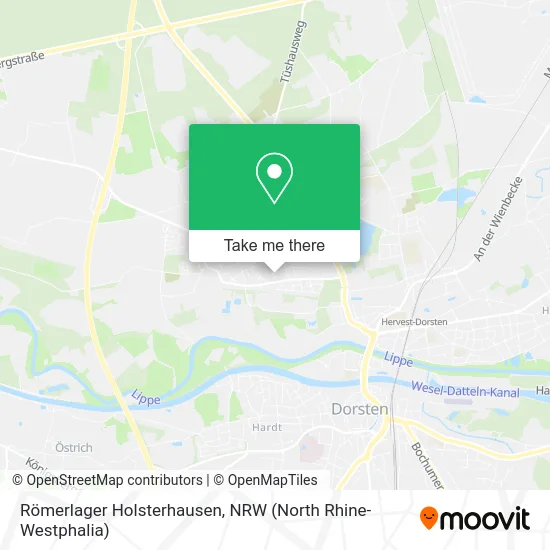 Römerlager Holsterhausen map