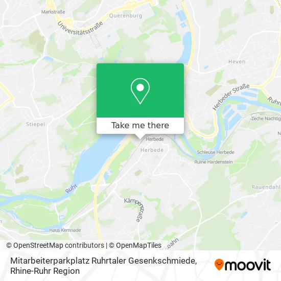 Карта Mitarbeiterparkplatz Ruhrtaler Gesenkschmiede