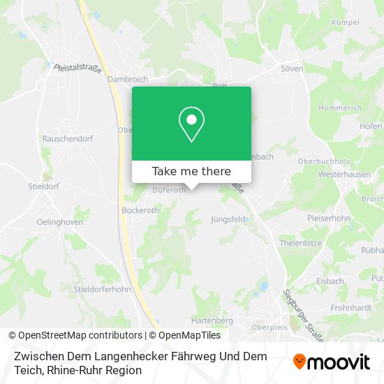 Zwischen Dem Langenhecker Fährweg Und Dem Teich map