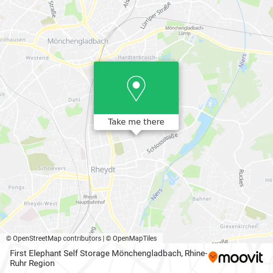Карта First Elephant Self Storage Mönchengladbach