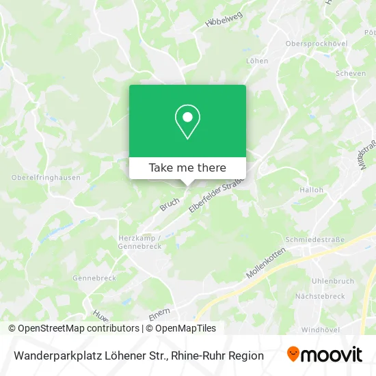 Карта Wanderparkplatz Löhener Str.
