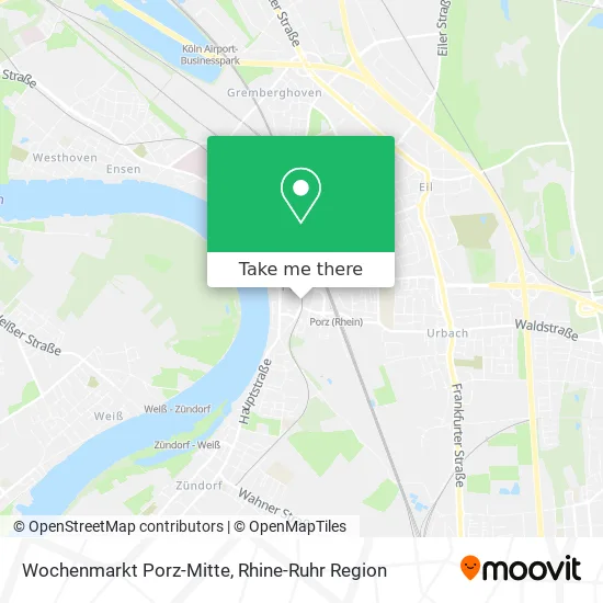 Wochenmarkt Porz-Mitte map