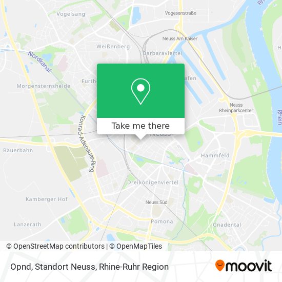 Opnd, Standort Neuss map