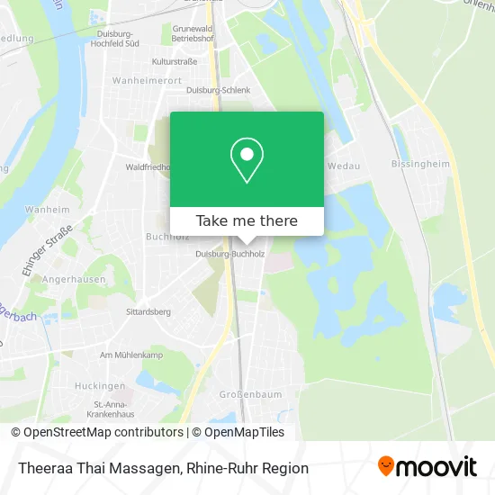 Карта Theeraa Thai Massagen