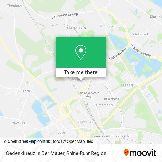 Gedenkkreuz In Der Mauer map