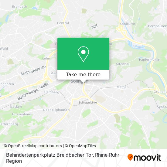 Карта Behindertenparkplatz Breidbacher Tor