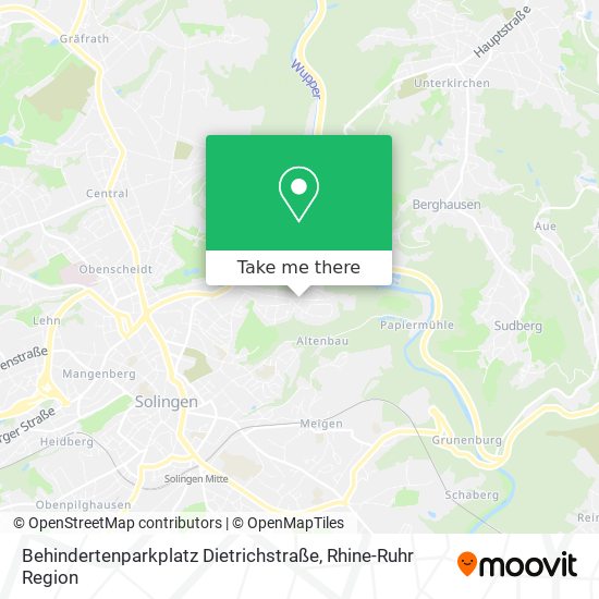 Behindertenparkplatz Dietrichstraße map