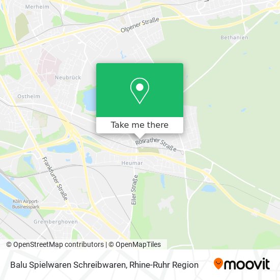 Balu Spielwaren Schreibwaren map