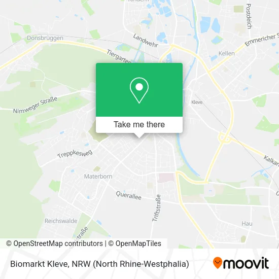 Карта Biomarkt Kleve