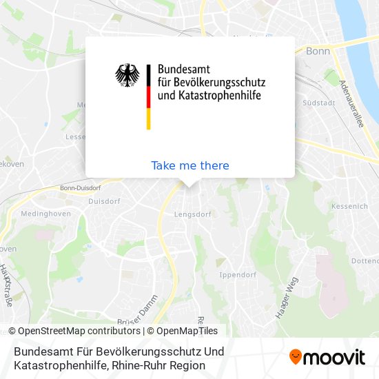 Bundesamt Für Bevölkerungsschutz Und Katastrophenhilfe map