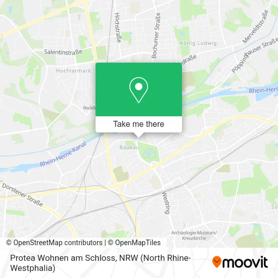 Protea Wohnen am Schloss map