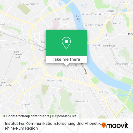 Institut Für Kommunikationsforschung Und Phonetik map