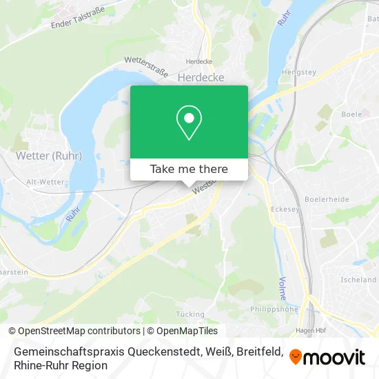 Карта Gemeinschaftspraxis Queckenstedt, Weiß, Breitfeld