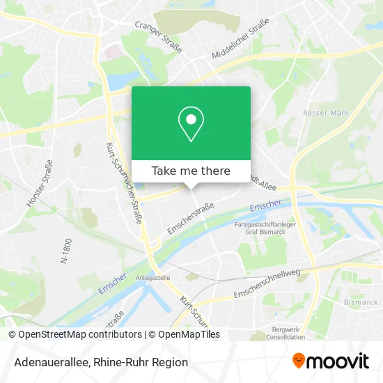 Карта Adenauerallee
