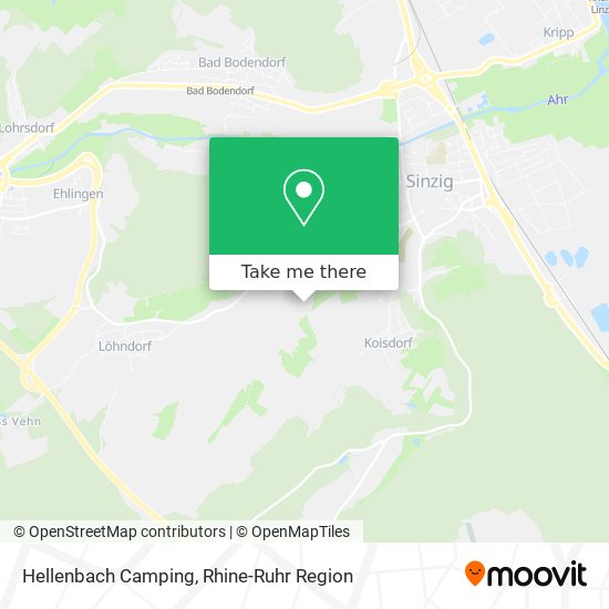 Hellenbach Camping map