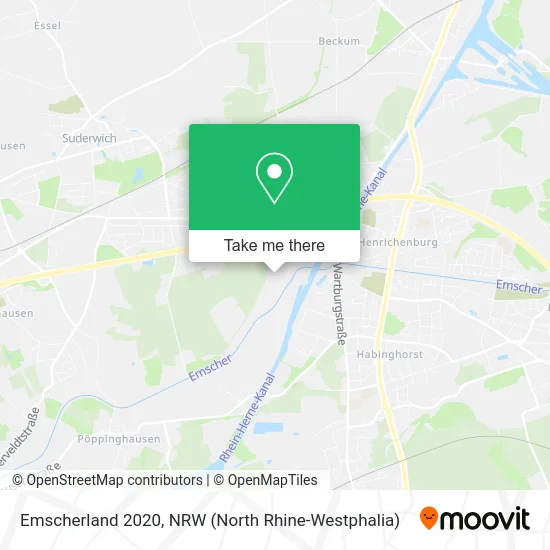 Карта Emscherland 2020