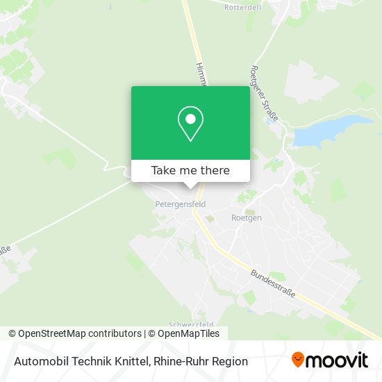 Automobil Technik Knittel map
