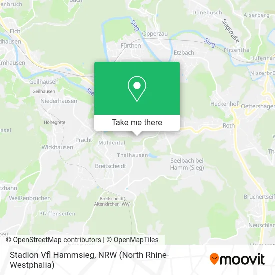 Stadion Vfl Hammsieg map