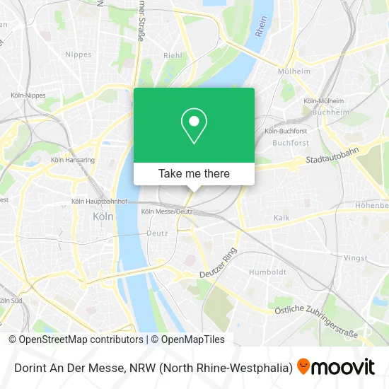 Карта Dorint An Der Messe