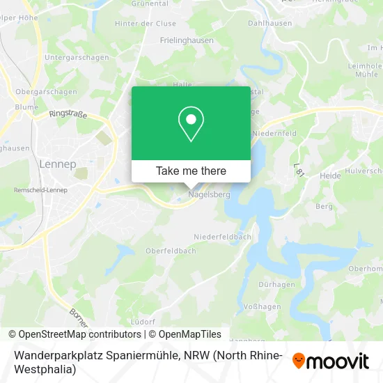 Карта Wanderparkplatz Spaniermühle