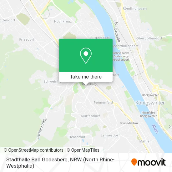 Карта Stadthalle Bad Godesberg