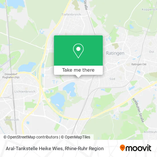 Карта Aral-Tankstelle Heike Wies