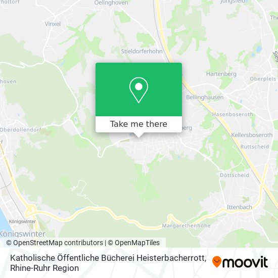 Карта Katholische Öffentliche Bücherei Heisterbacherrott