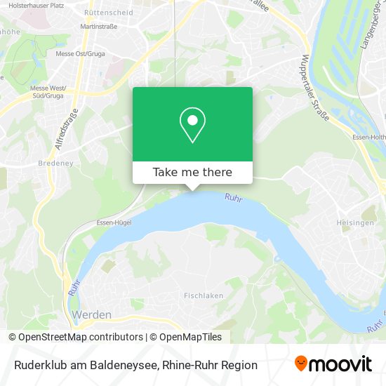 Ruderklub am Baldeneysee map