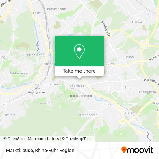 Карта Marktklause