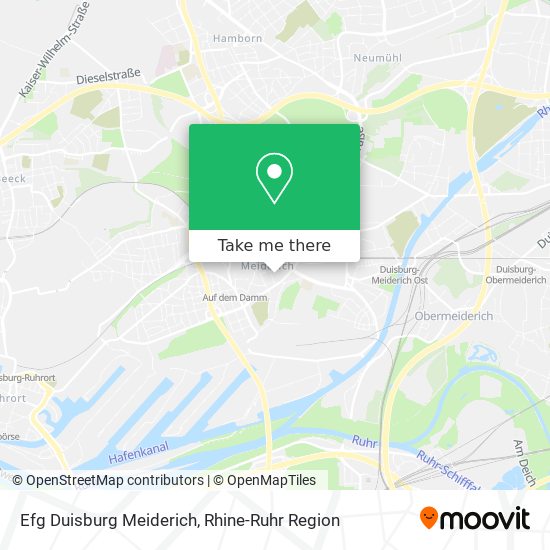 Efg Duisburg Meiderich map